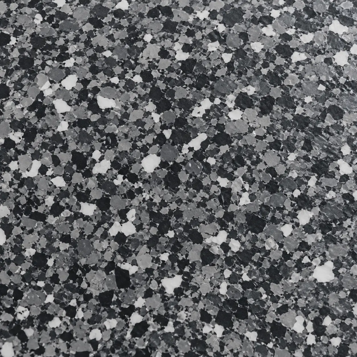 Graphite decorative flake floor finish